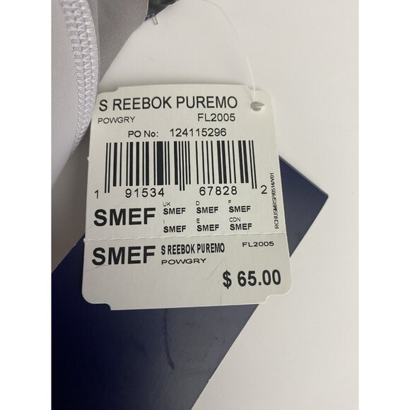 Reebok S/M E/F Gray Pure Move Motion Sense Breathable Compressive Natural Shapin - Picture 4 of 11